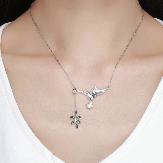 Collar Colibrí Plata 925