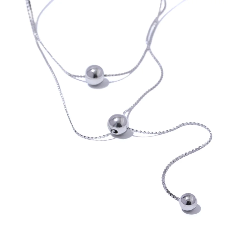 Collar Lariat Bolas Luxe